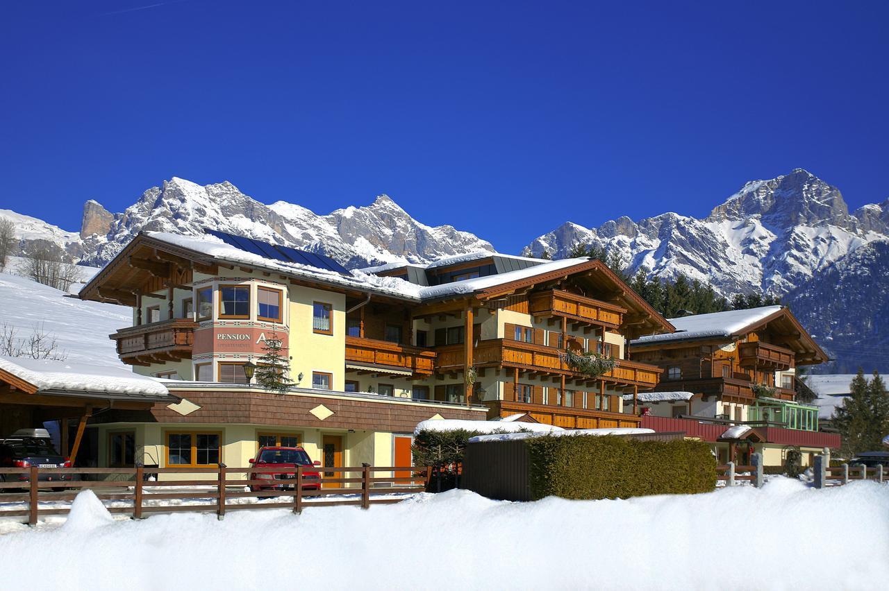 Pension & Appartements Anny Maria Alm am Steinernen Meer Esterno foto
